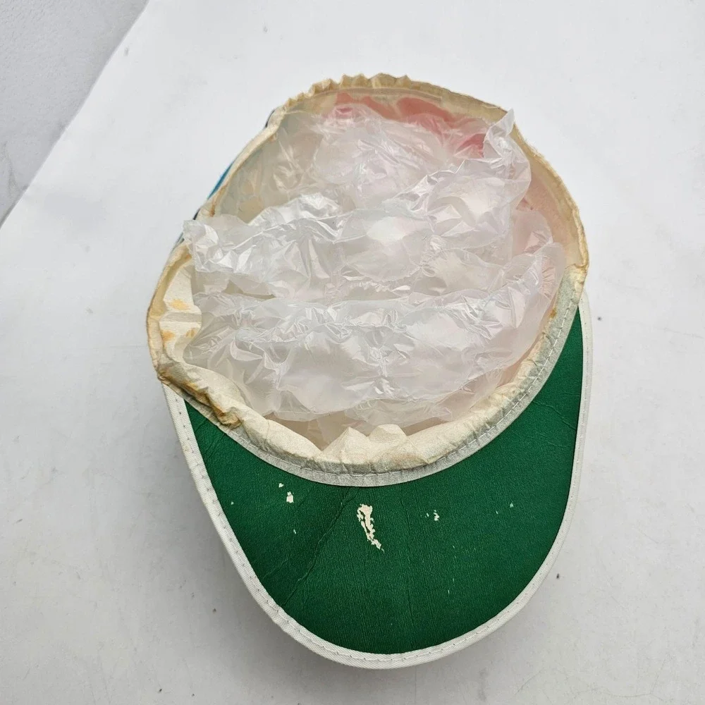Vintage Pepsi Paper Hat Cap Red Blue White Adcap Line USA Promo Soda Pop